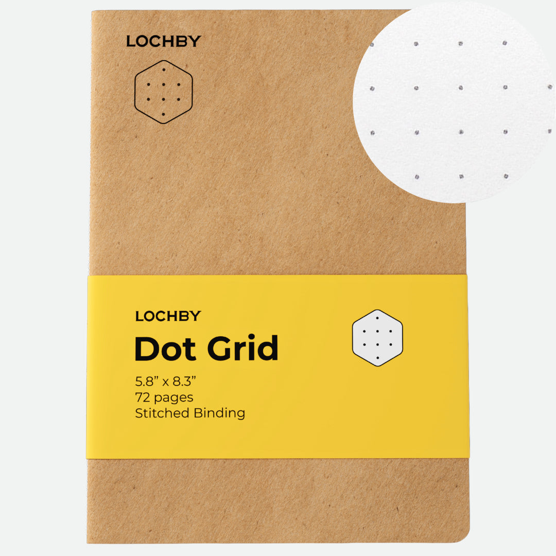 Lochby A5 Notebook - Dot Grid - Hero Image