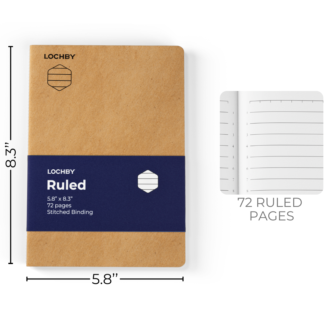 Lochby A5 Notebook - Ruled