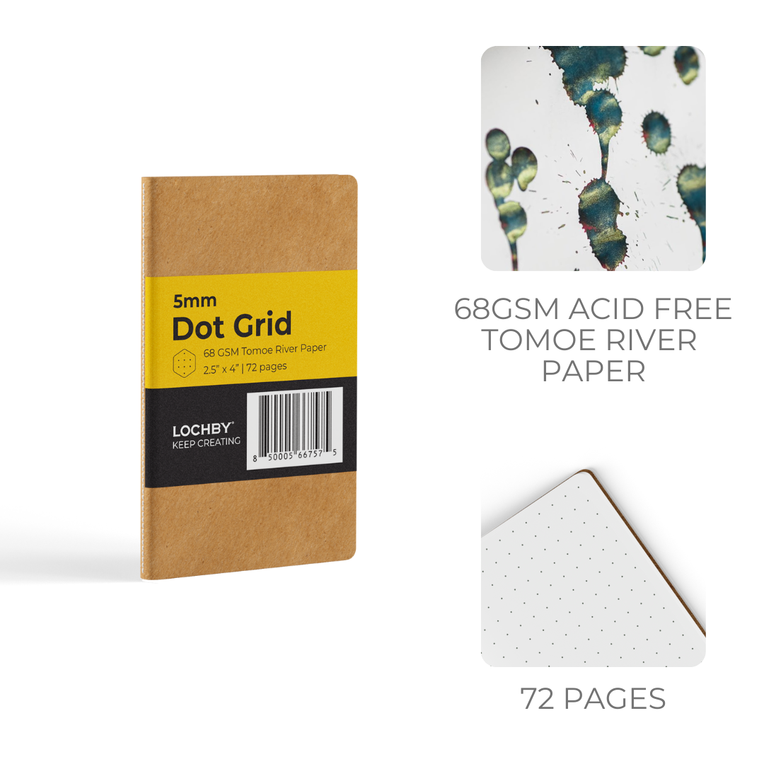 Lochby A7 Notebooks (multi-pack) - Dot Grid