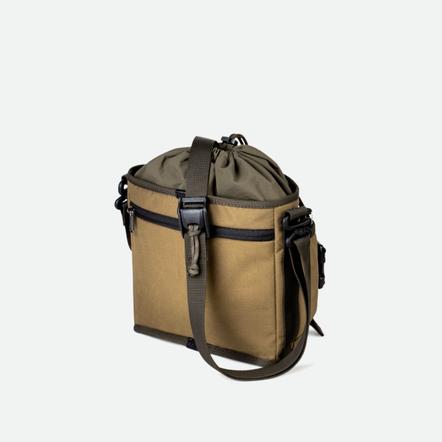 Wotancraft Canteener EDC Utility Sling Bag 2L - Khaki Brown Canvas