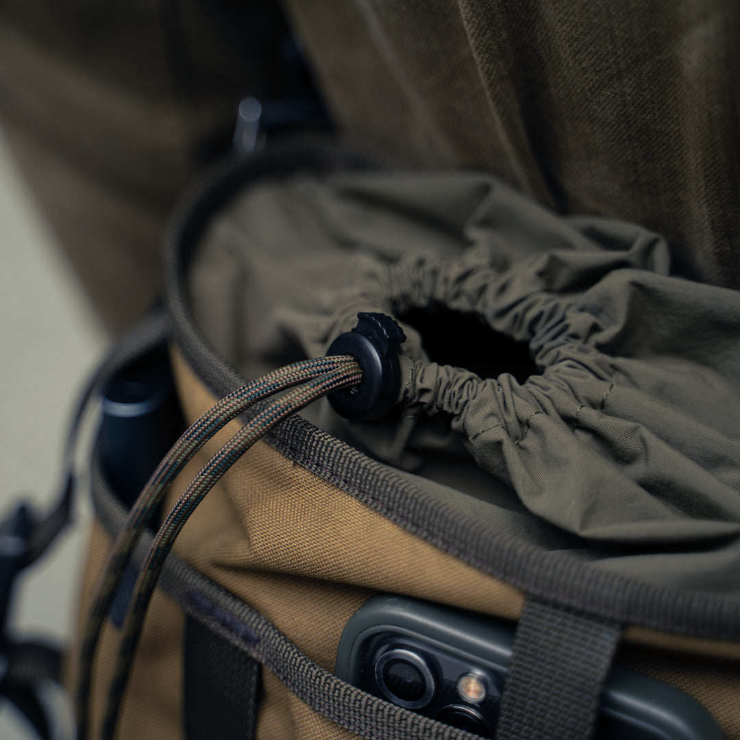 Wotancraft Canteener EDC Utility Sling Bag 2L - Khaki Brown Canvas