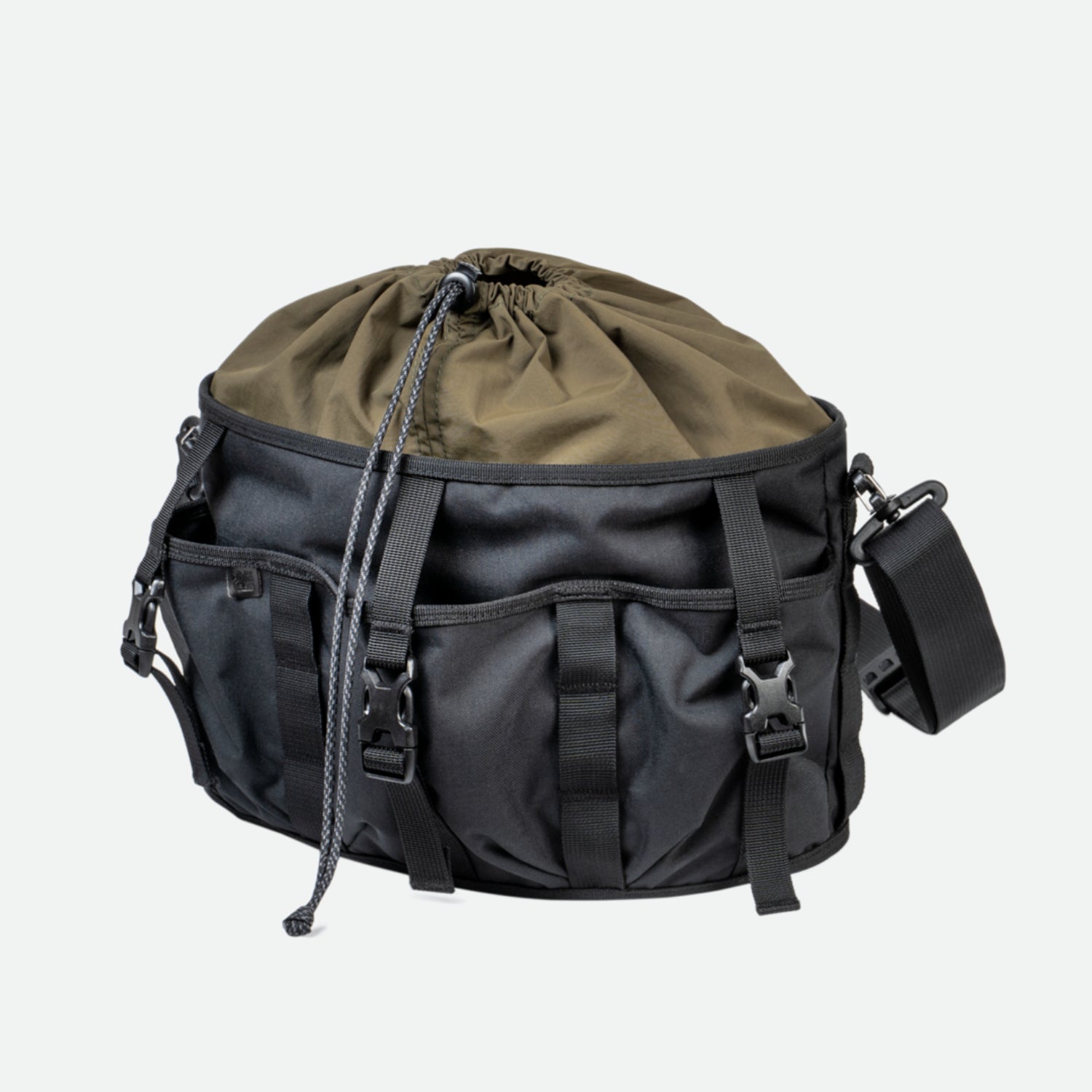 Wotancraft Canteener EDC Utility Sling Bag 6L - Black Canvas - Hero Image