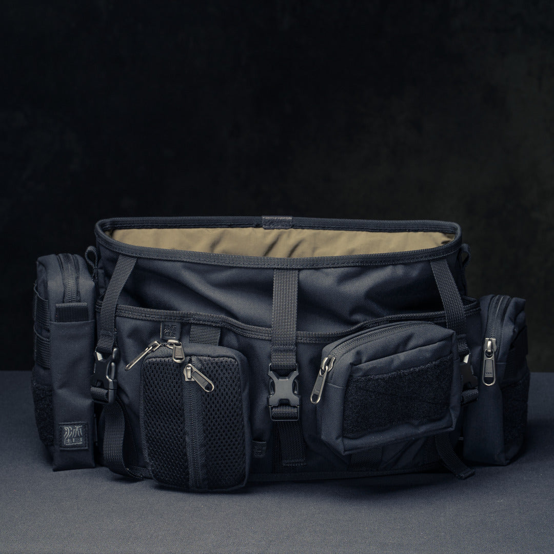 Wotancraft Canteener EDC Utility Sling Bag 6L - Black Canvas