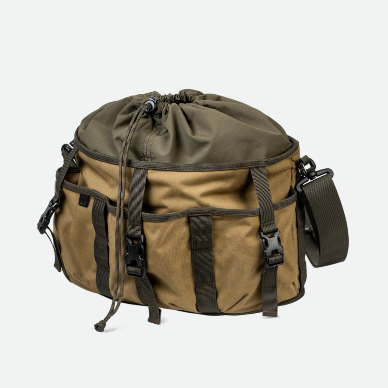 Wotancraft Canteener EDC Utility Sling Bag 6L - Khaki Brown Canvas