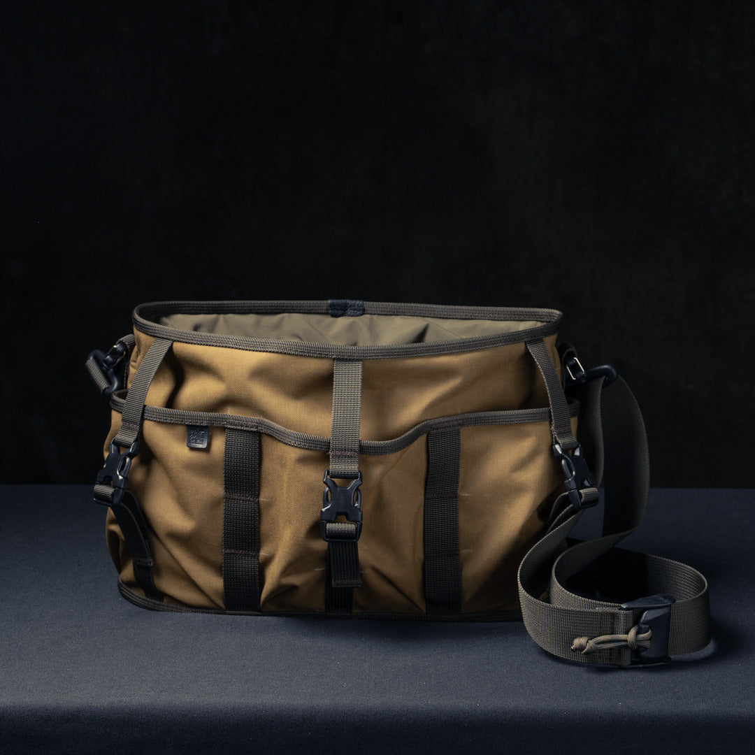 Wotancraft Canteener EDC Utility Sling Bag 6L - Khaki Brown Canvas