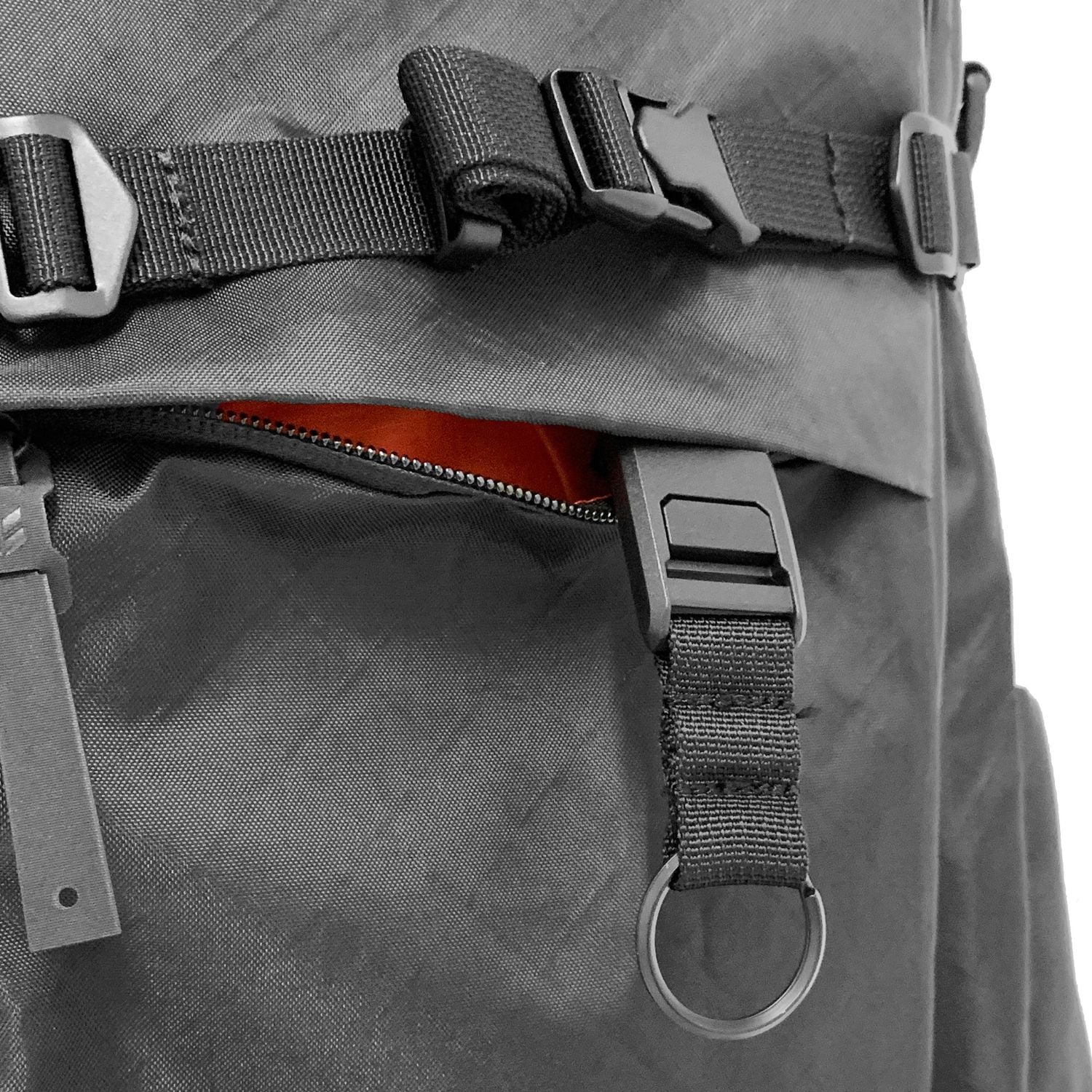 Code Of Bell X-TYPE - Backpack - Pitch Black key clip