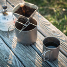 Snow Peak Collapsible Coffee Drip - Lifestyle Image