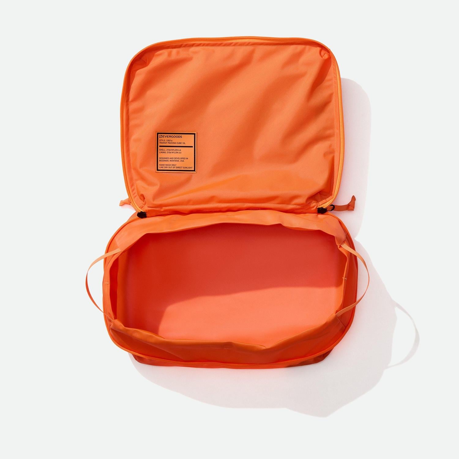 Evergoods Transit Packing Cube 10L - Hot Orange
