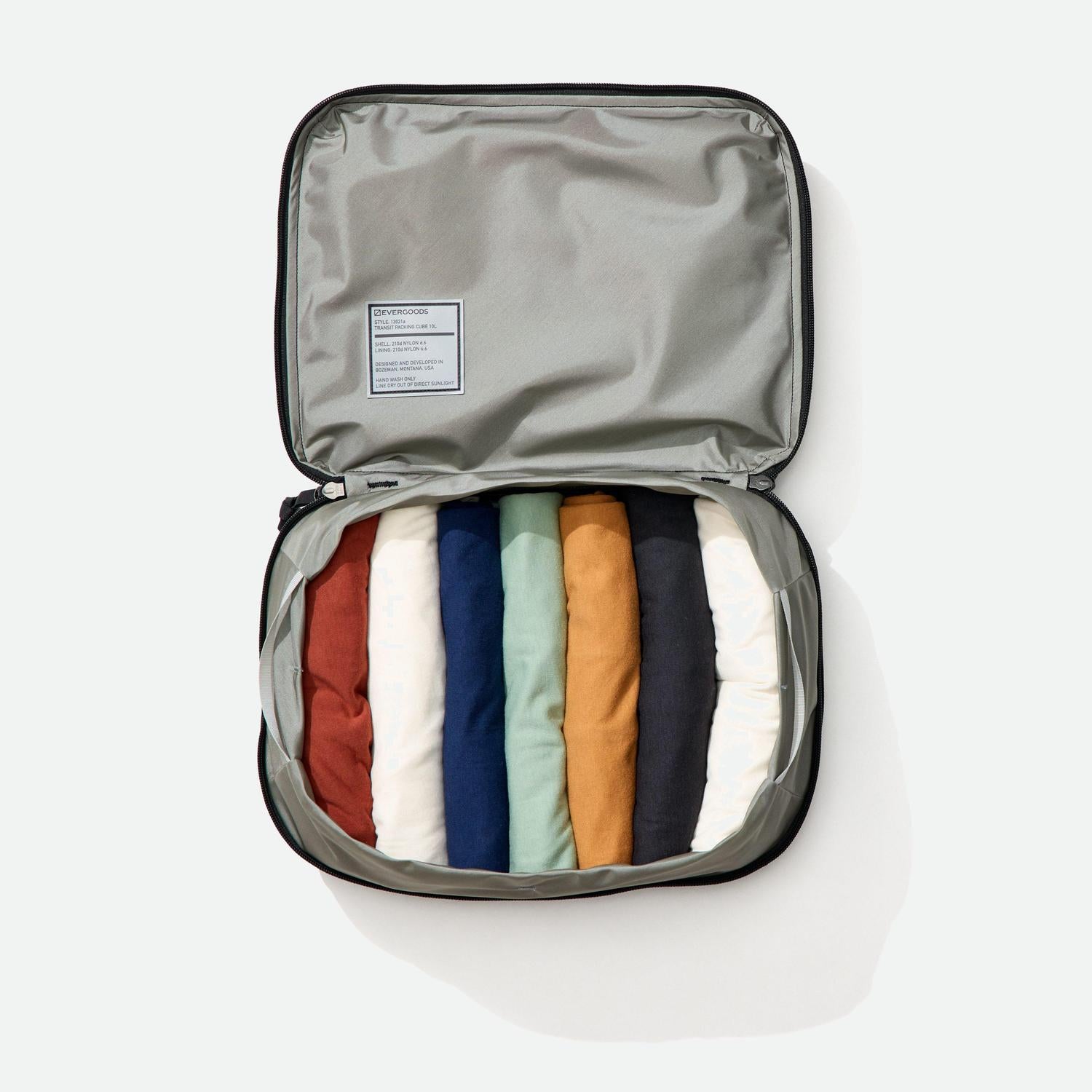 Evergoods Transit Packing Cube 10L - Black - Loadout