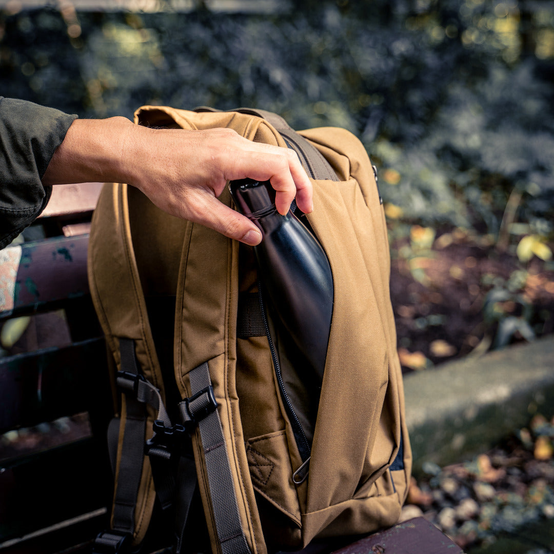 Wotancraft EasyPack 15L - Khaki Brown Canvas