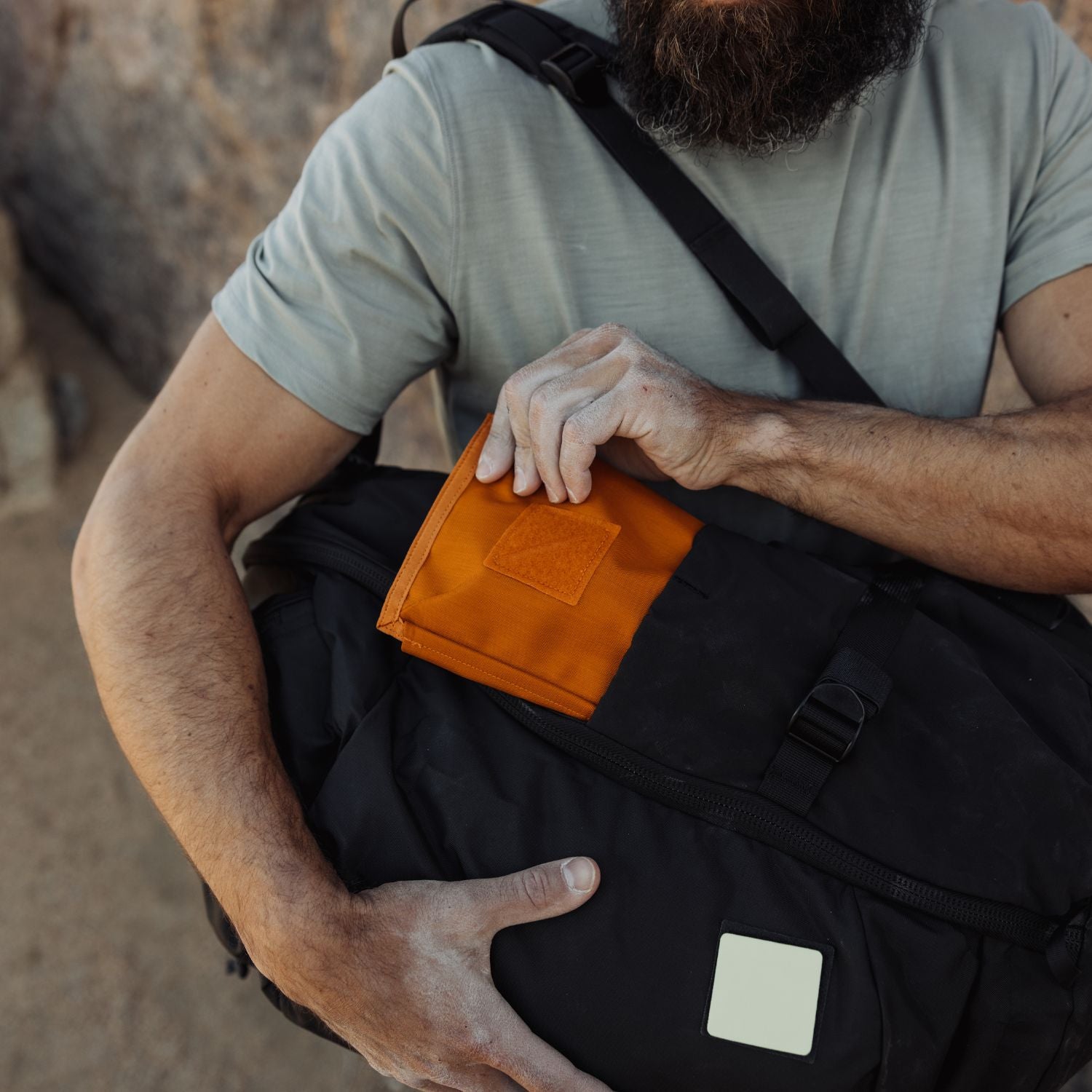 Civic Access Pouch 1L - Burnt Orange - Lifestyle