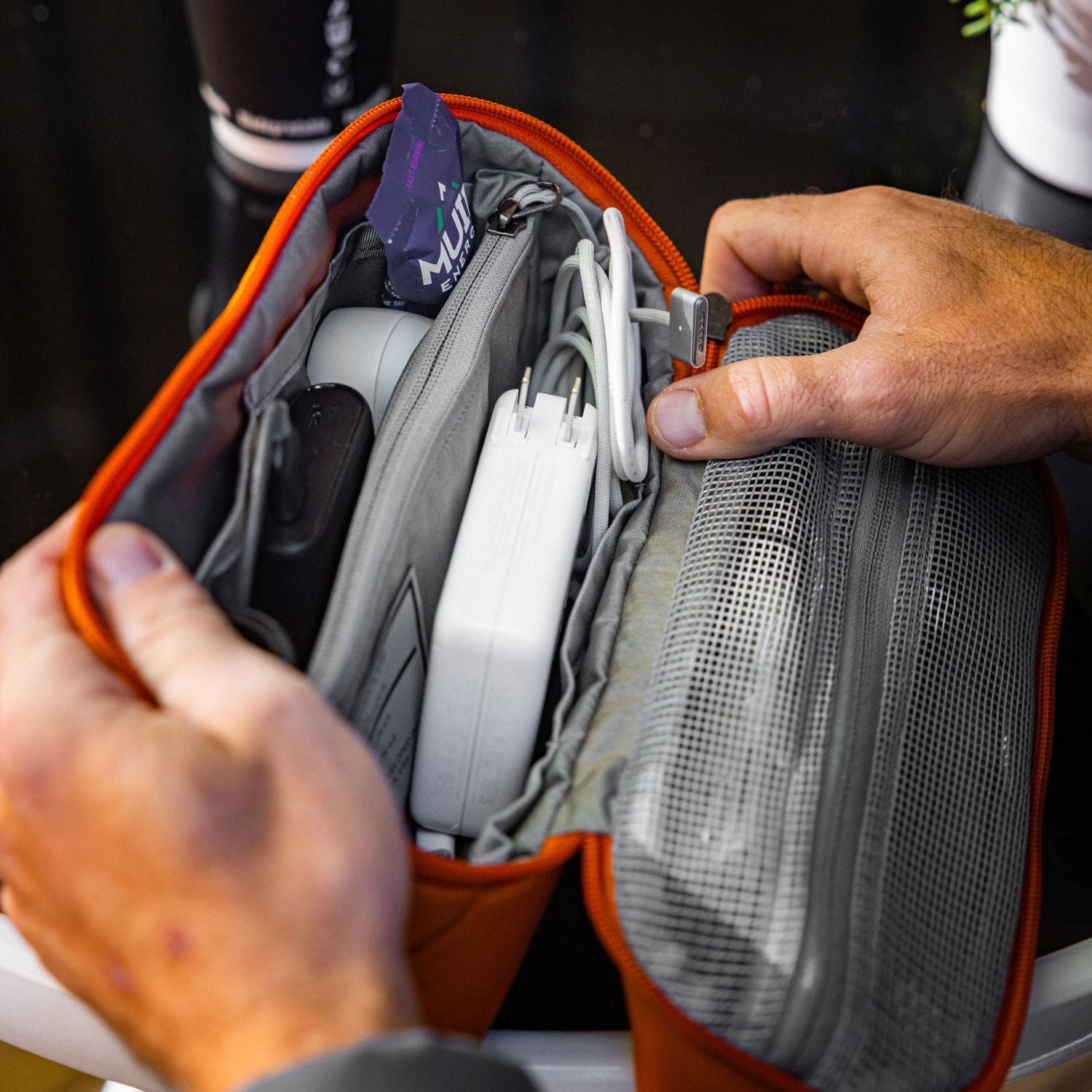 Civic Access Pouch 2L - Burnt Orange - Lifestyle