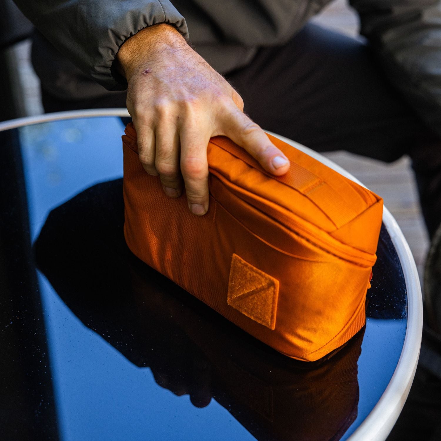 Civic Access Pouch 2L - Burnt Orange - Lifestyle