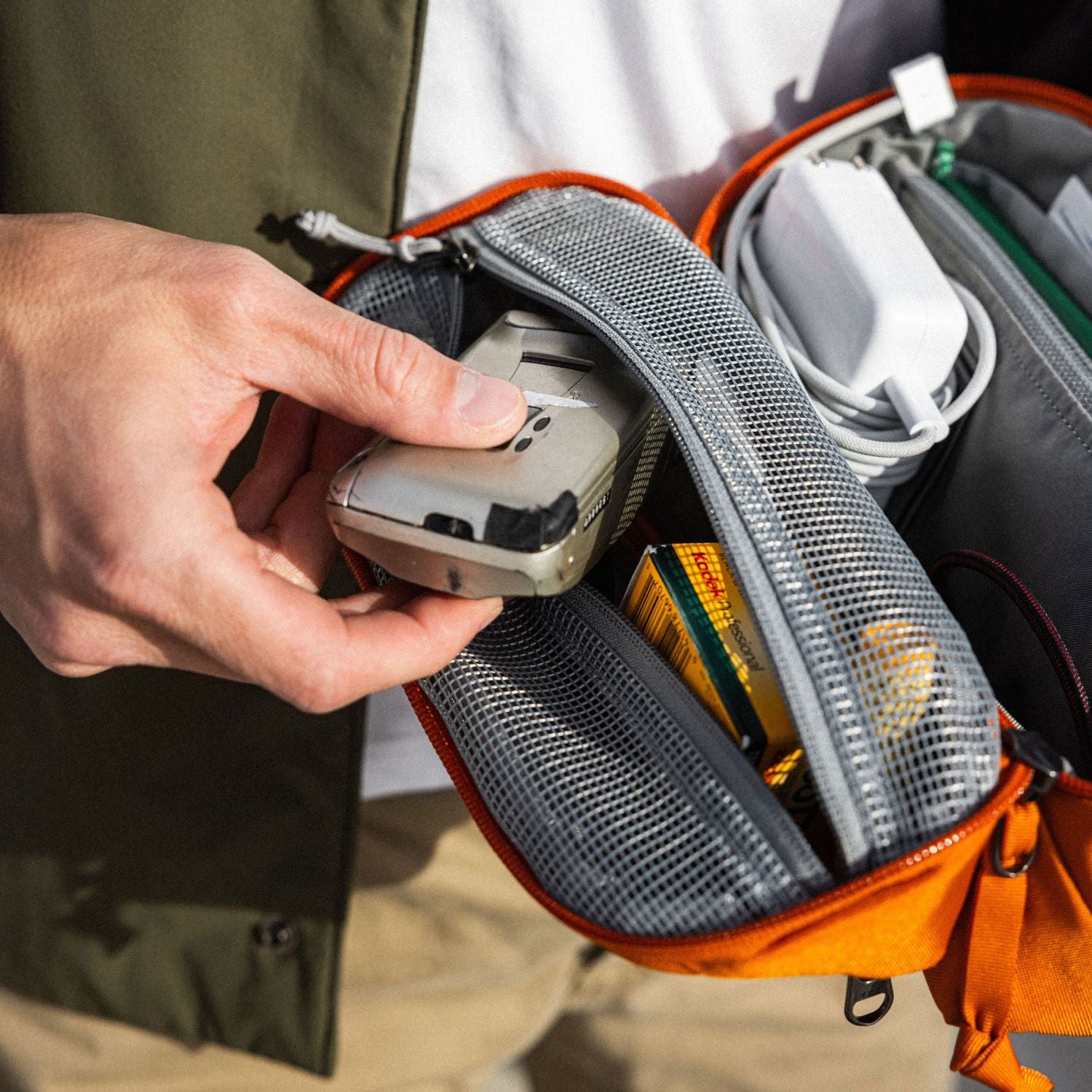 Civic Access Pouch 2L - Burnt Orange - Lifestyle