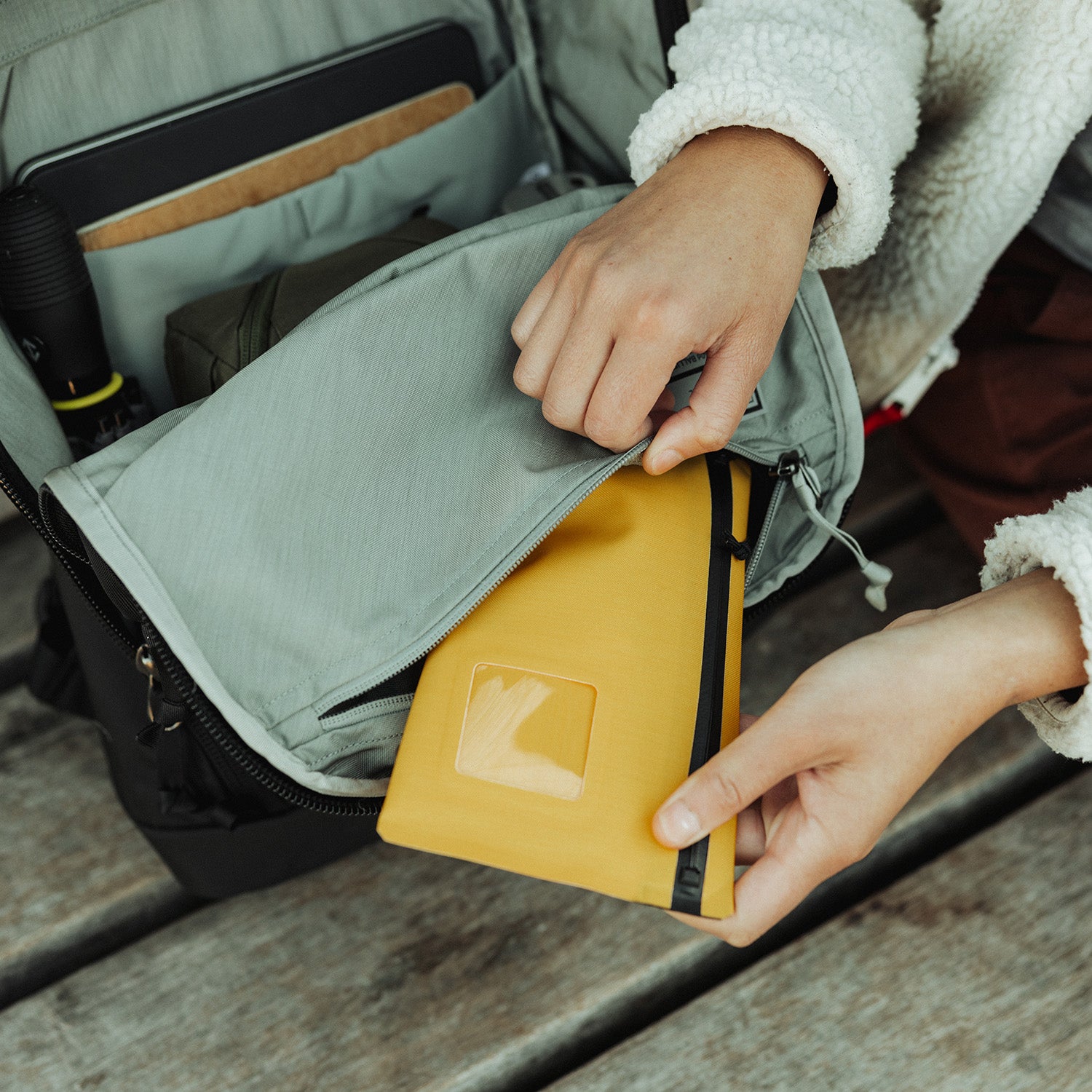 Evergoods Civic Bookbag 22L - Solution Dyed Black - Lifestyle