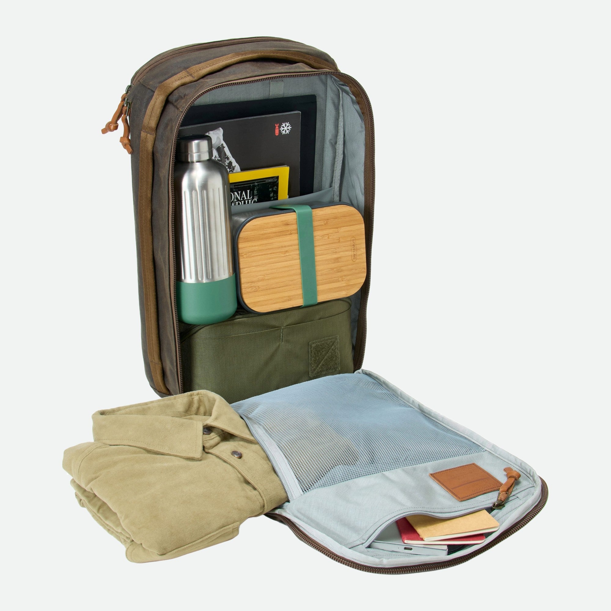 Evergoods Civic Panel Loader 24L - Waxed Canvas