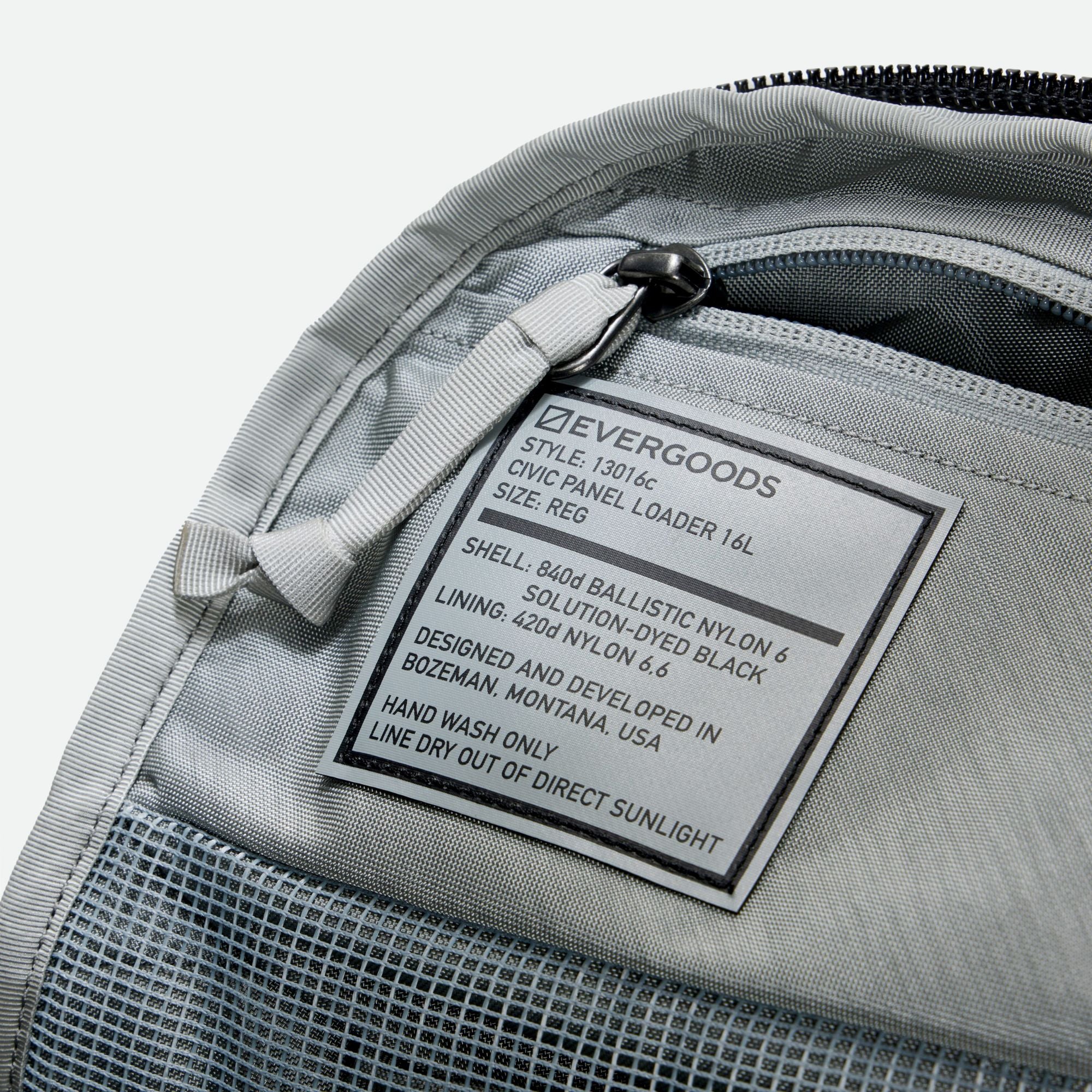 Evergoods Civic Panel Loader 16L - Solution Dyed Black