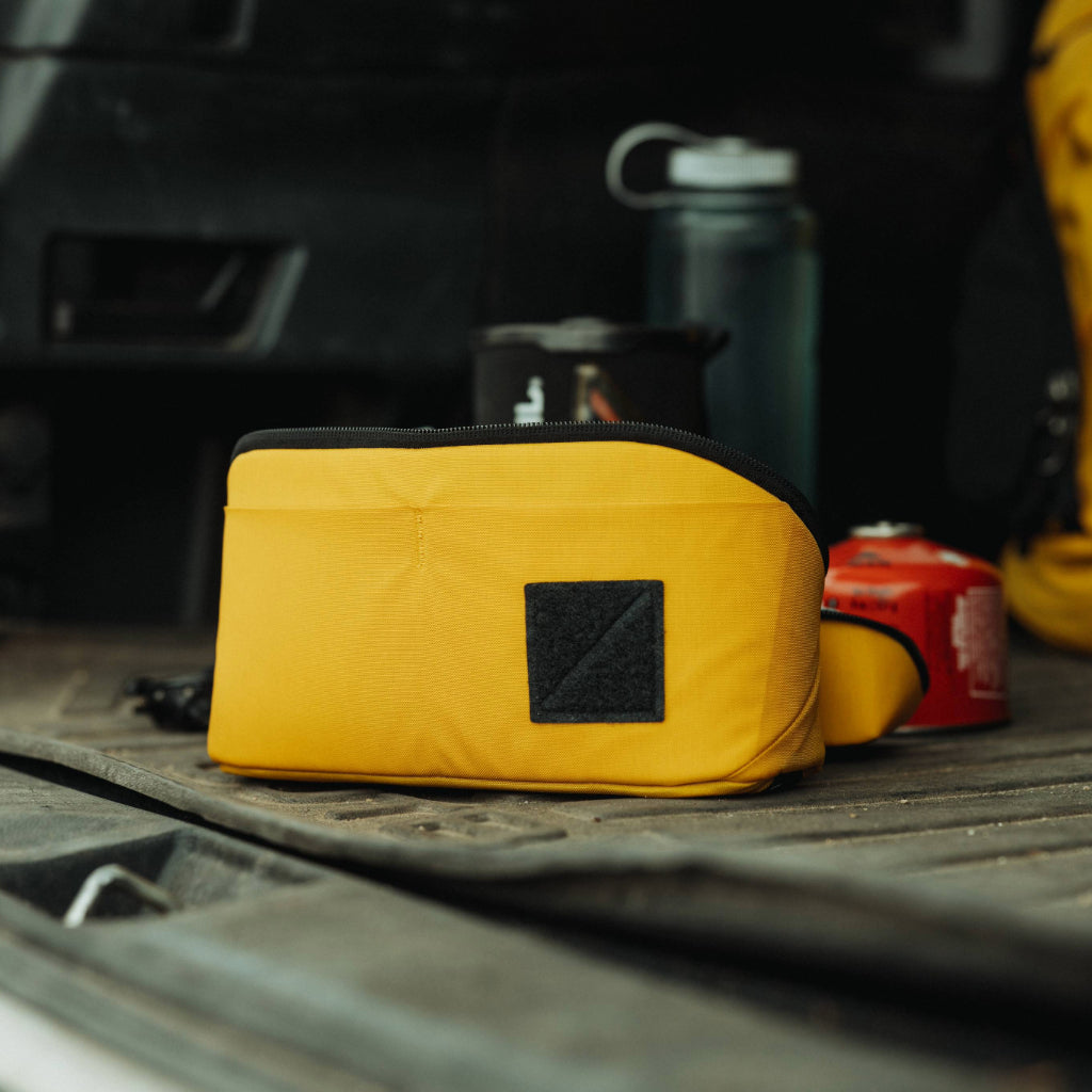 Evergoods Civic Access Pouch 2L Expedition Yellow - Lifestyle Image