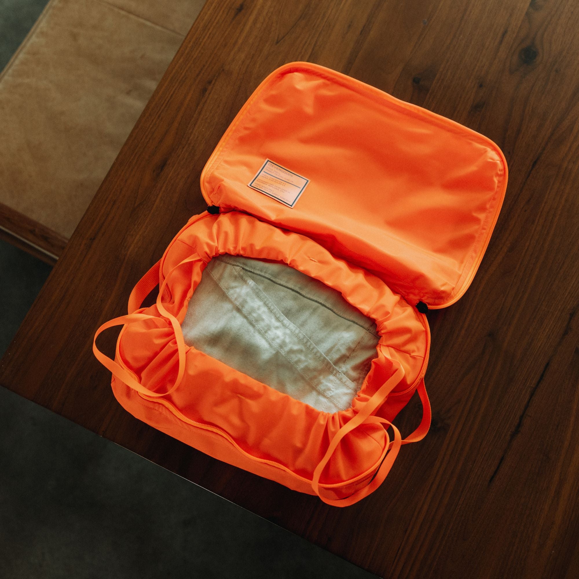 Evergoods Transit Packing Cube 10L - Hot Orange - Lifestyle