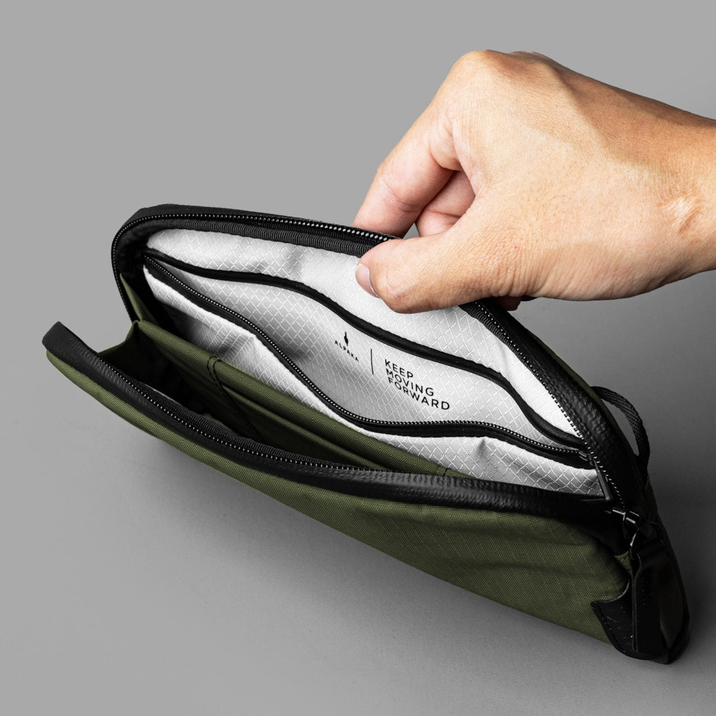 Alpaka Flight Pouch - Axoflux 210D Green