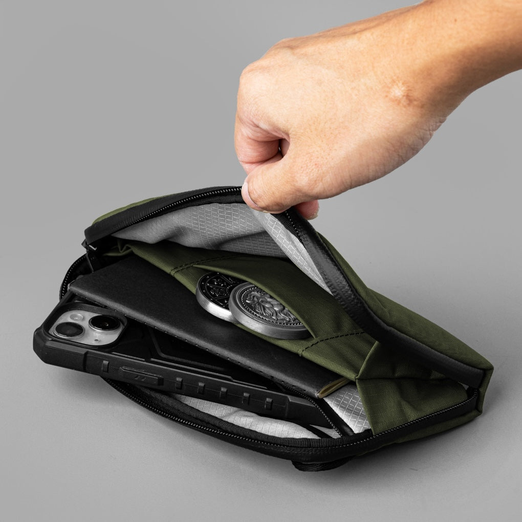 Alpaka Flight Pouch - Axoflux 210D Green