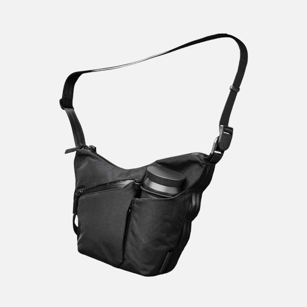 Alpaka Flow Satchel (2L) - Axoflux 210D Black - Hero Image