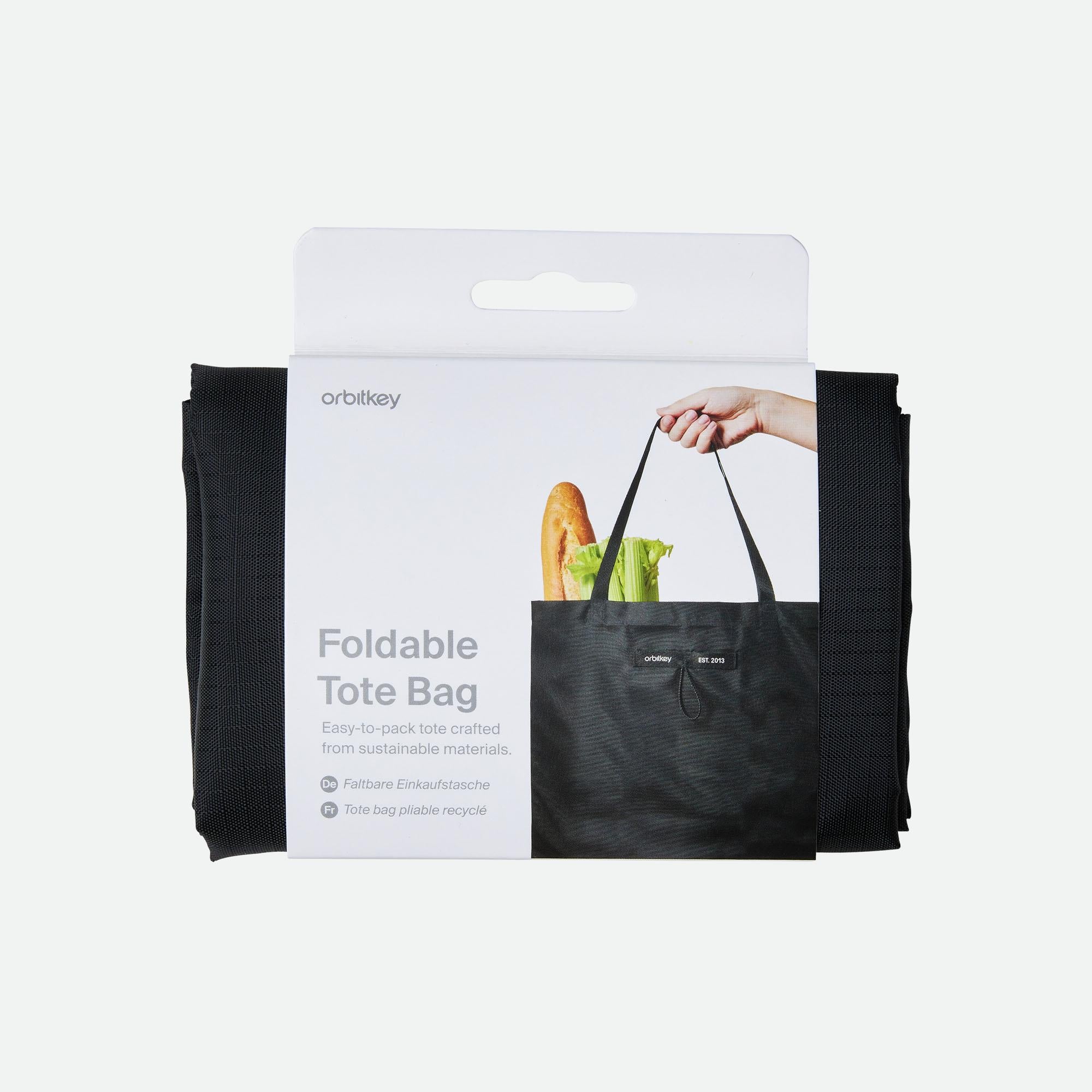 Orbitkey Foldable Tote Bag - Black