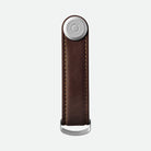 Orbitkey Key Organiser Leather - Espresso with Brown Stitching