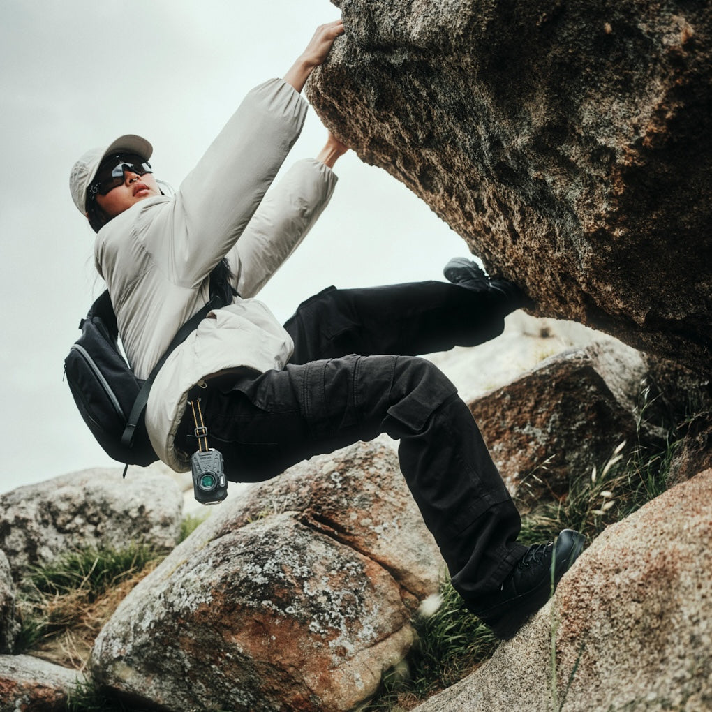 Alpaka Metro Crossbody - Left Shoulder - Black Axoflux