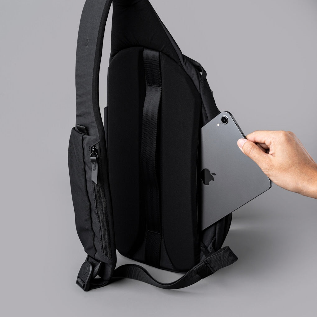 Alpaka Metro Crossbody - Right Shoulder - Black Axoflux