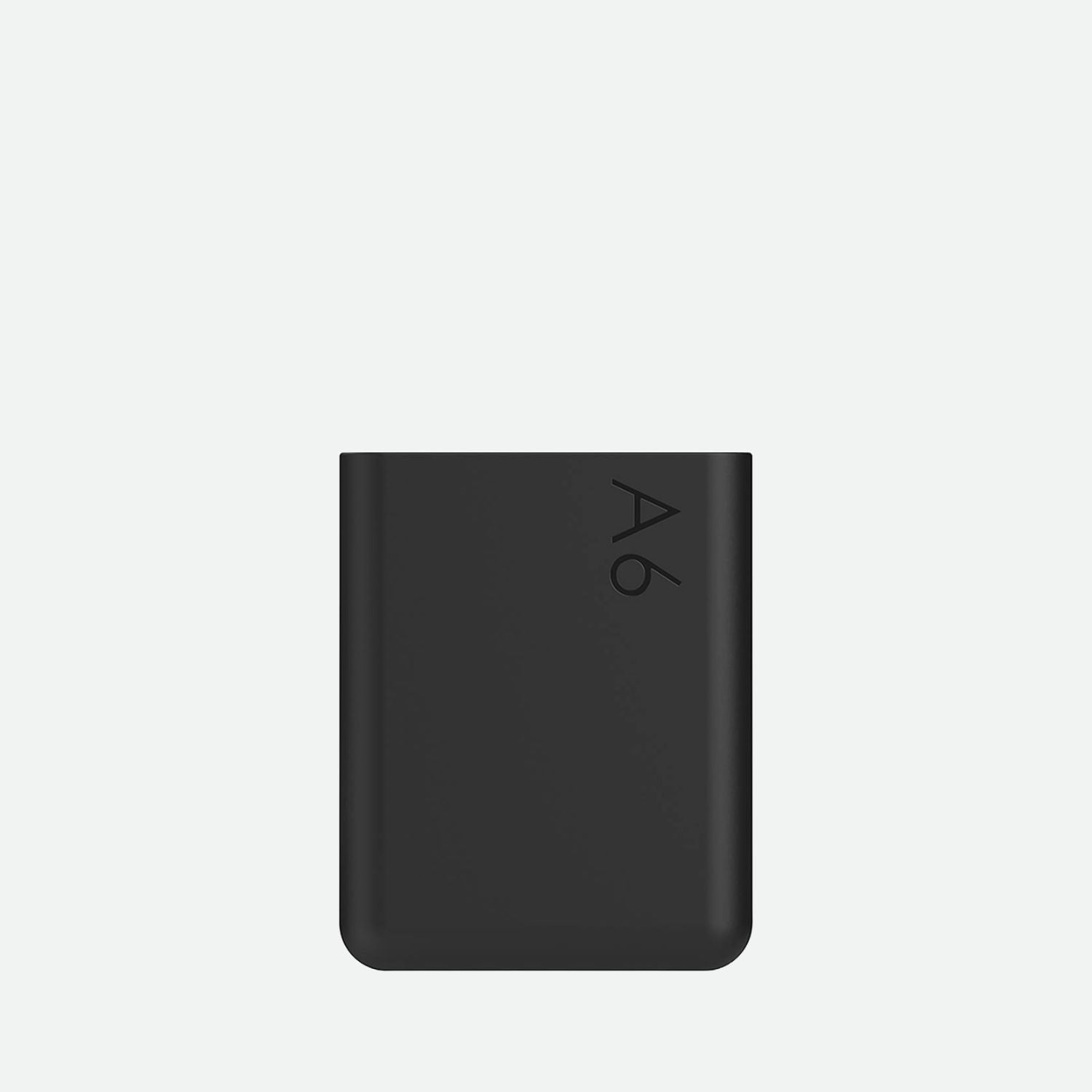 A6 memobottle sleeve - Black Ink