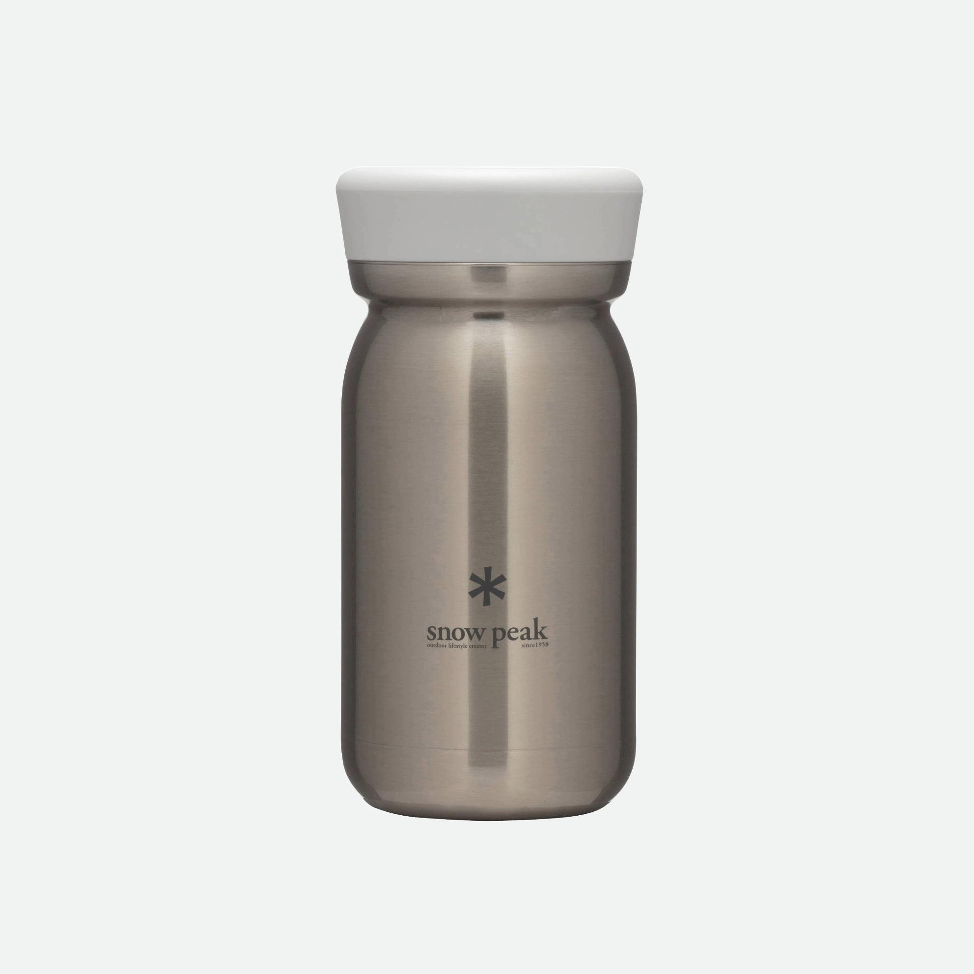 Snow Peak Milk Bottle in 350ml - Stainless Steel