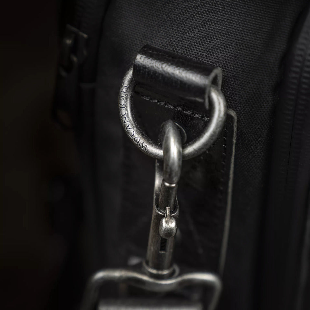 Wotancraft "New City Explorer" Scout Daily / Camera Bag 9L - Black Canvas / Black Leather