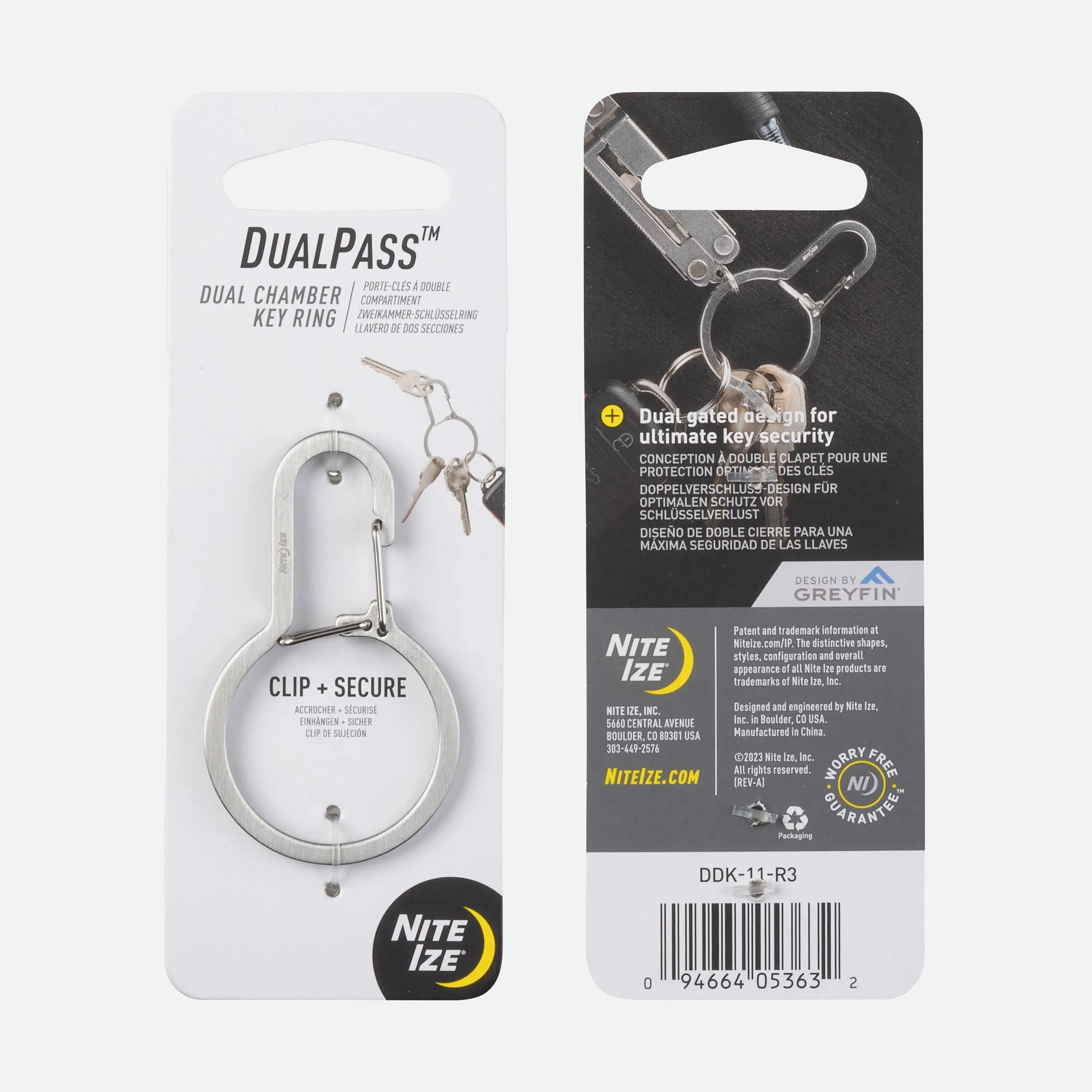 Nite Ize DualPass® Dual Chamber Key Ring