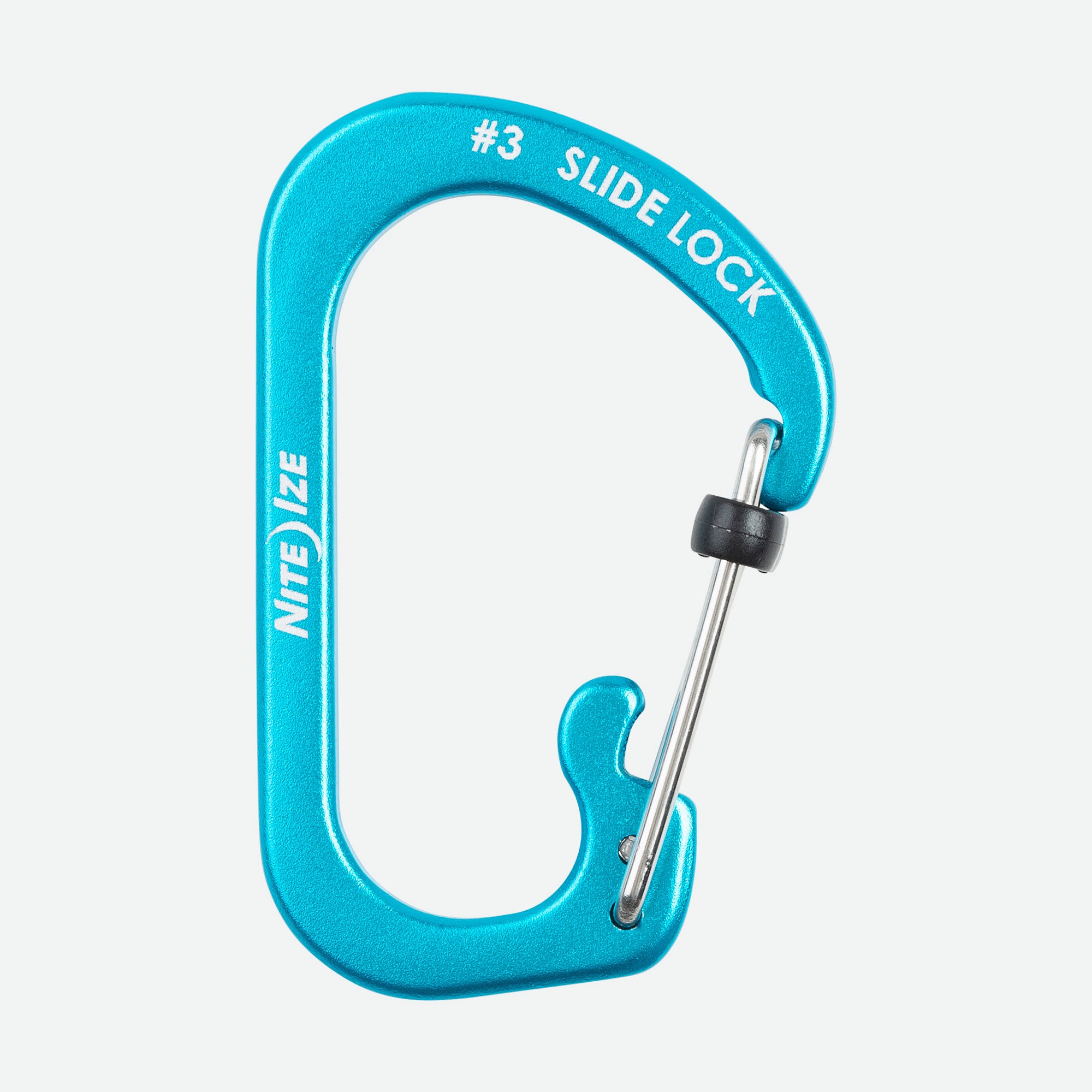 Nite Ize SlideLock Carabiner Aluminum #3 Blue
