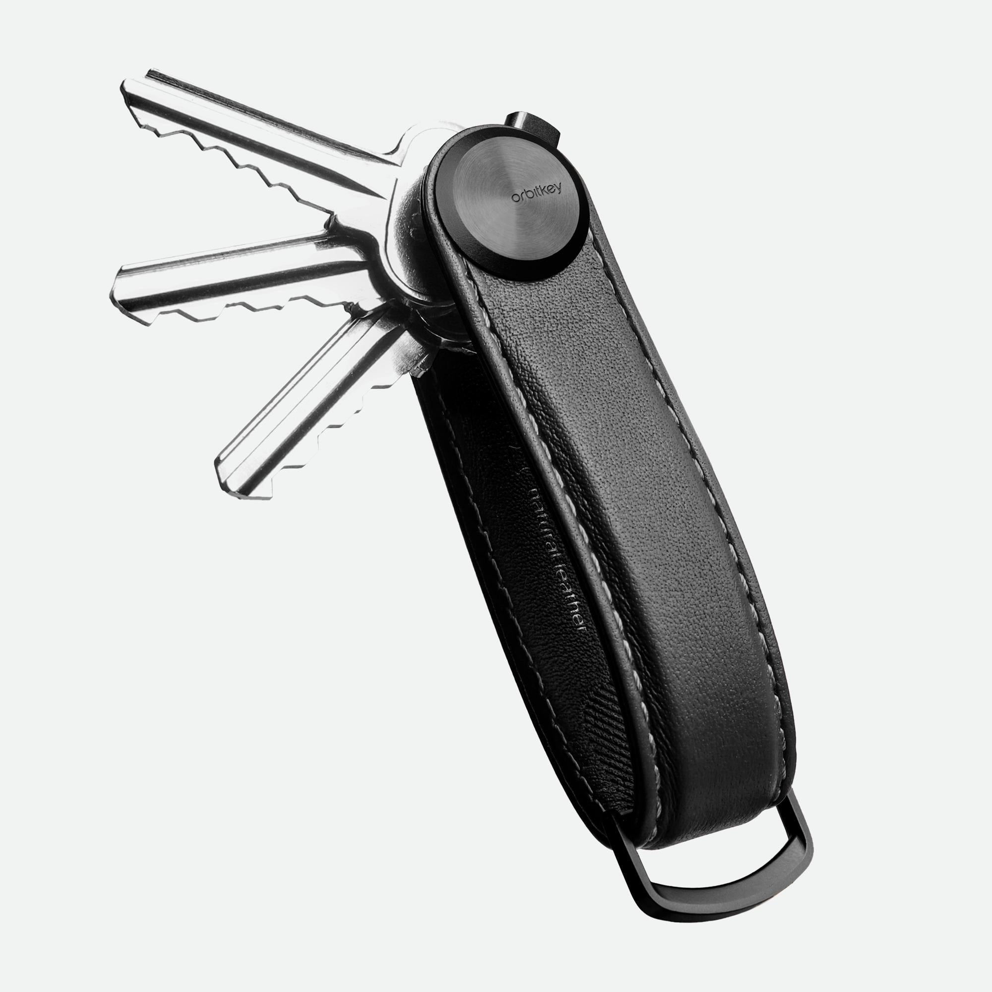 Orbitkey Key Organiser Pro Leather - Blackout