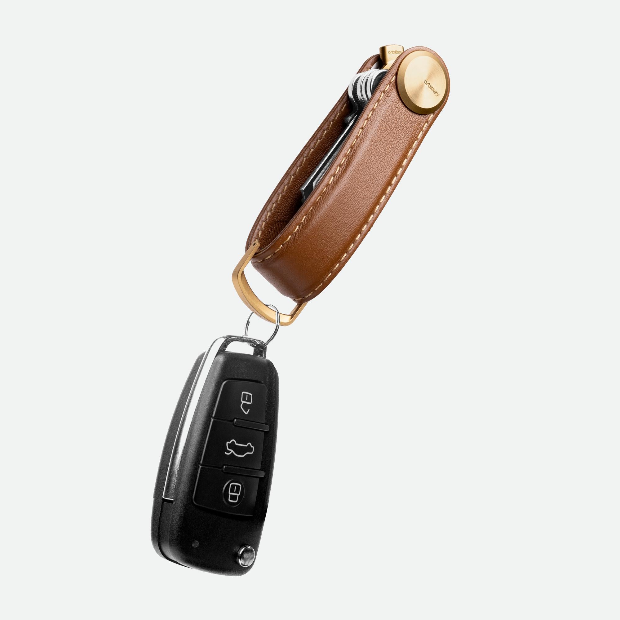 Orbitkey Key Organiser Pro Leather - Cedar