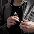 Orbitkey Key Organiser Leather - Espresso with Brown Stitching