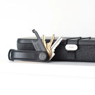 Orbitkey Key Organiser Leather - Black with Black Stitching