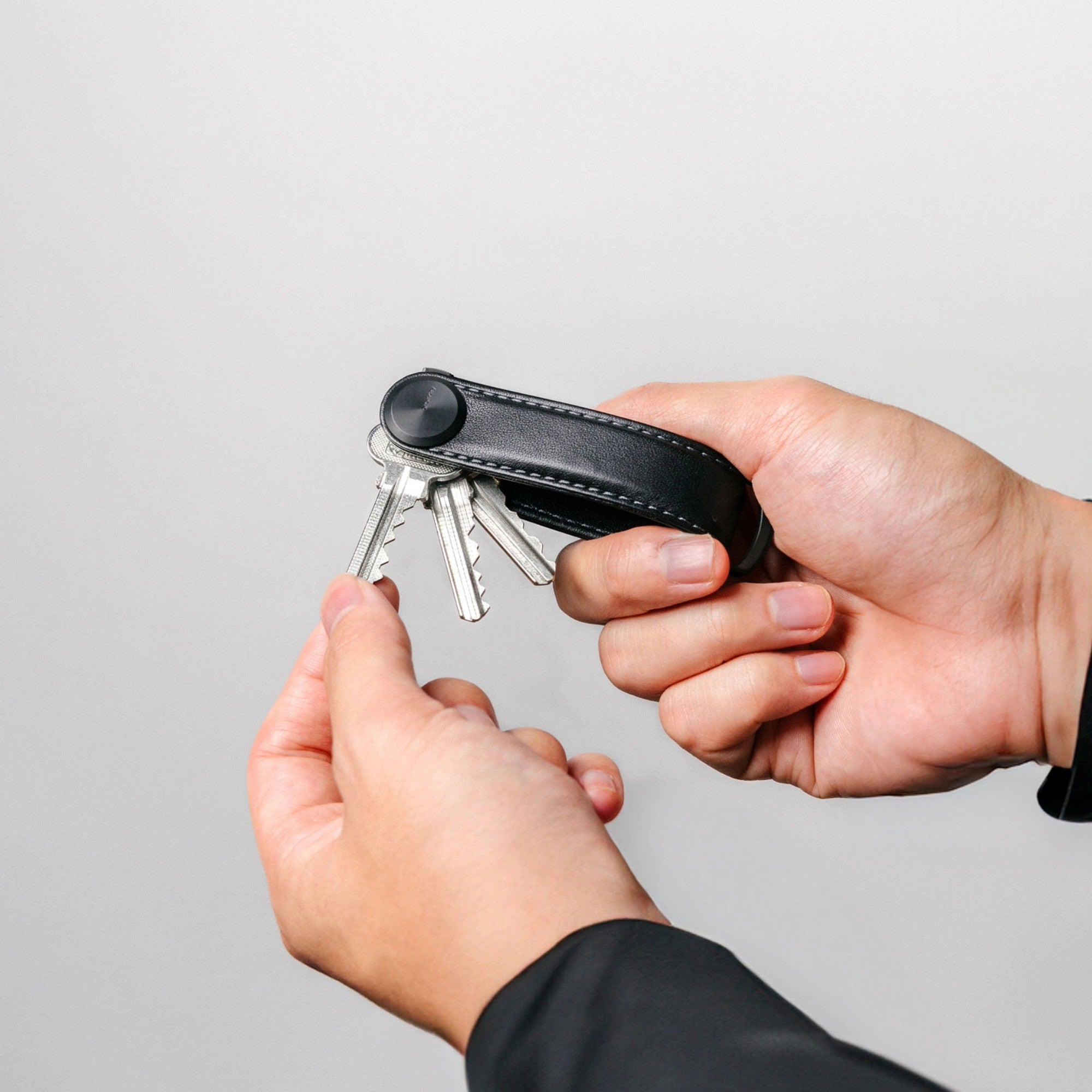 Orbitkey Key Organiser Pro Leather - Blackout