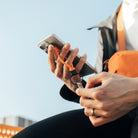 Orbitkey Urban Loop Keychain - Tangerine