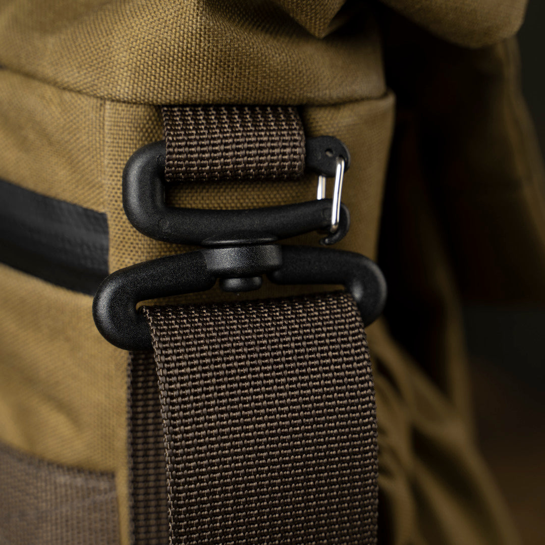 "Pilot" Travel Camera Bag 2L Upgraded - Khaki Brown Canvas