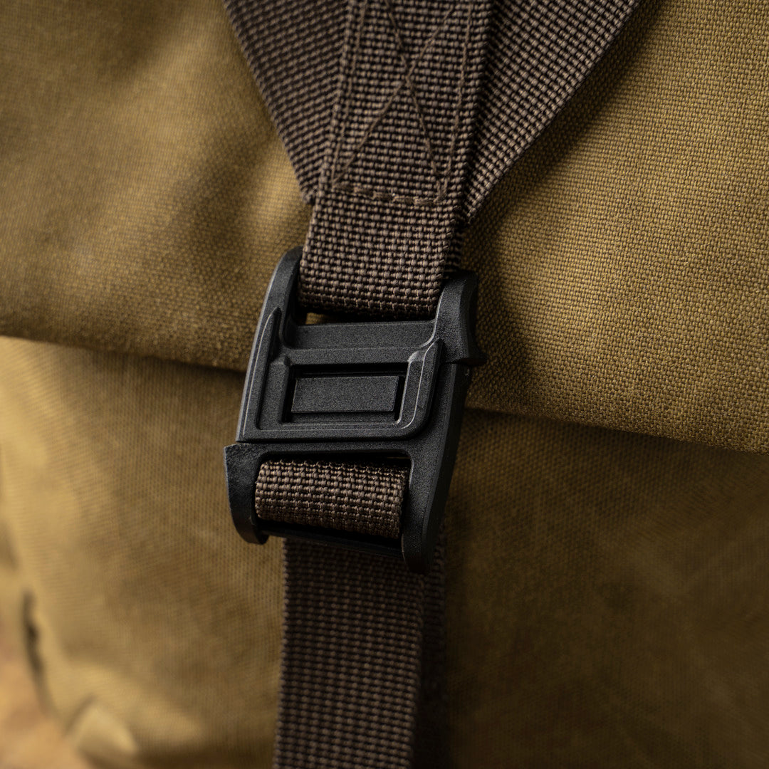 "Pilot" Travel Camera Bag 2L Upgraded - Khaki Brown Canvas