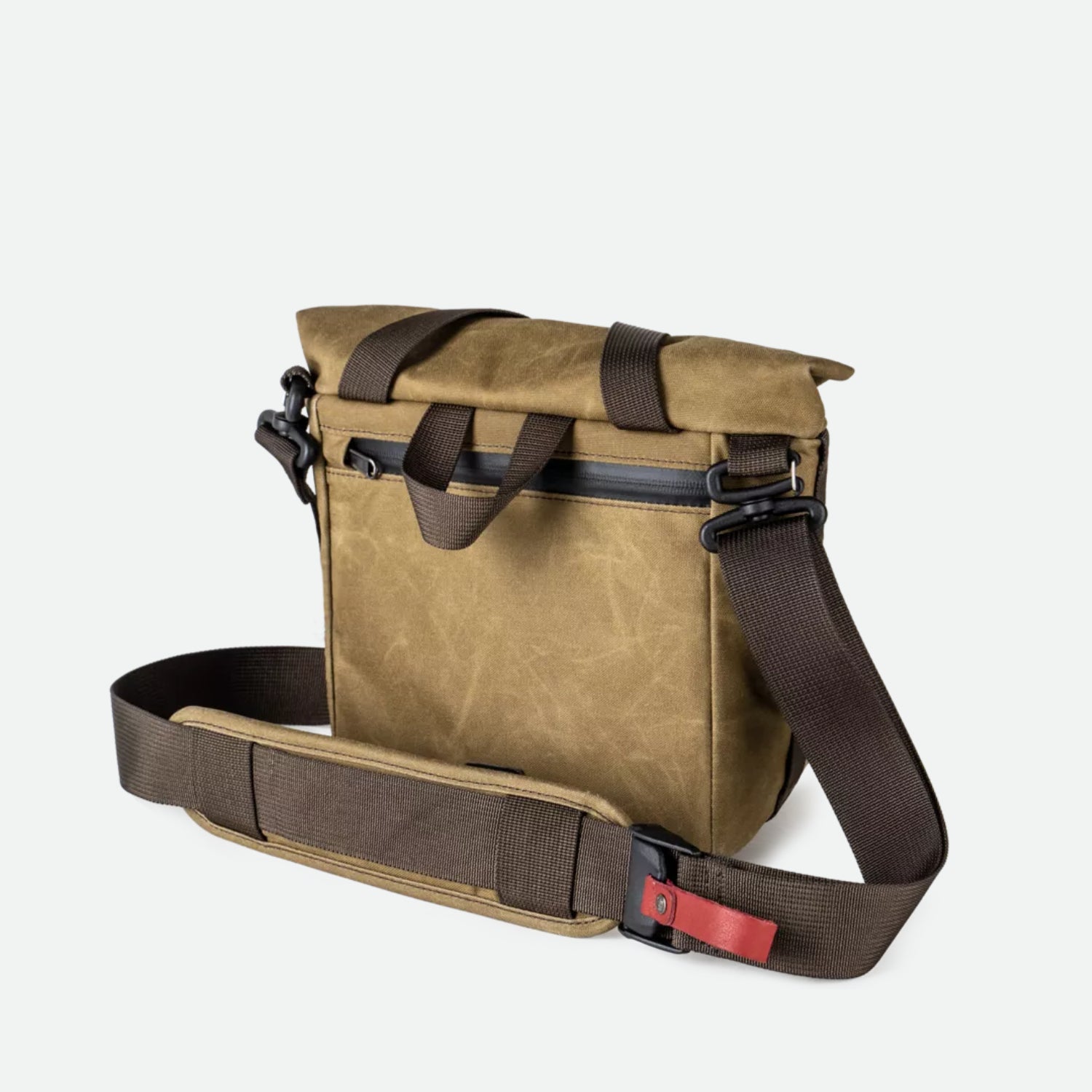 Wotancraft "Pilot" Travel Camera Bag 3.5L Upgraded - Khaki Brown Canvas