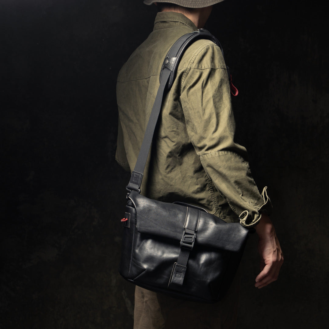 Wotancraft “Pilot” Leather Travel Camera Bag 7L Upgraded