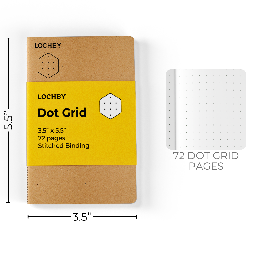 Lochby Pocket-size Notebook - Dot Grid