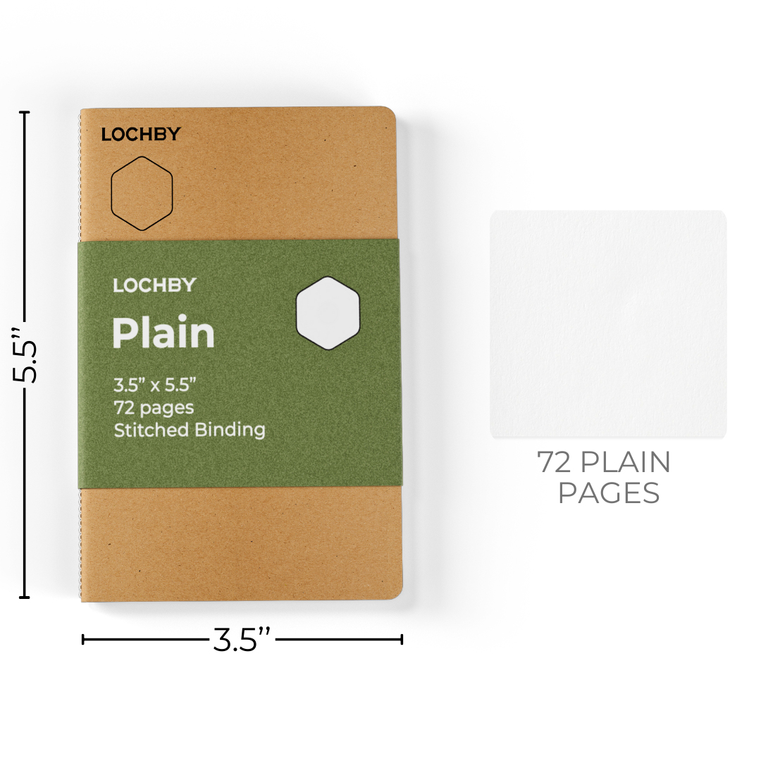 Lochby Pocket-size Notebook - Plain