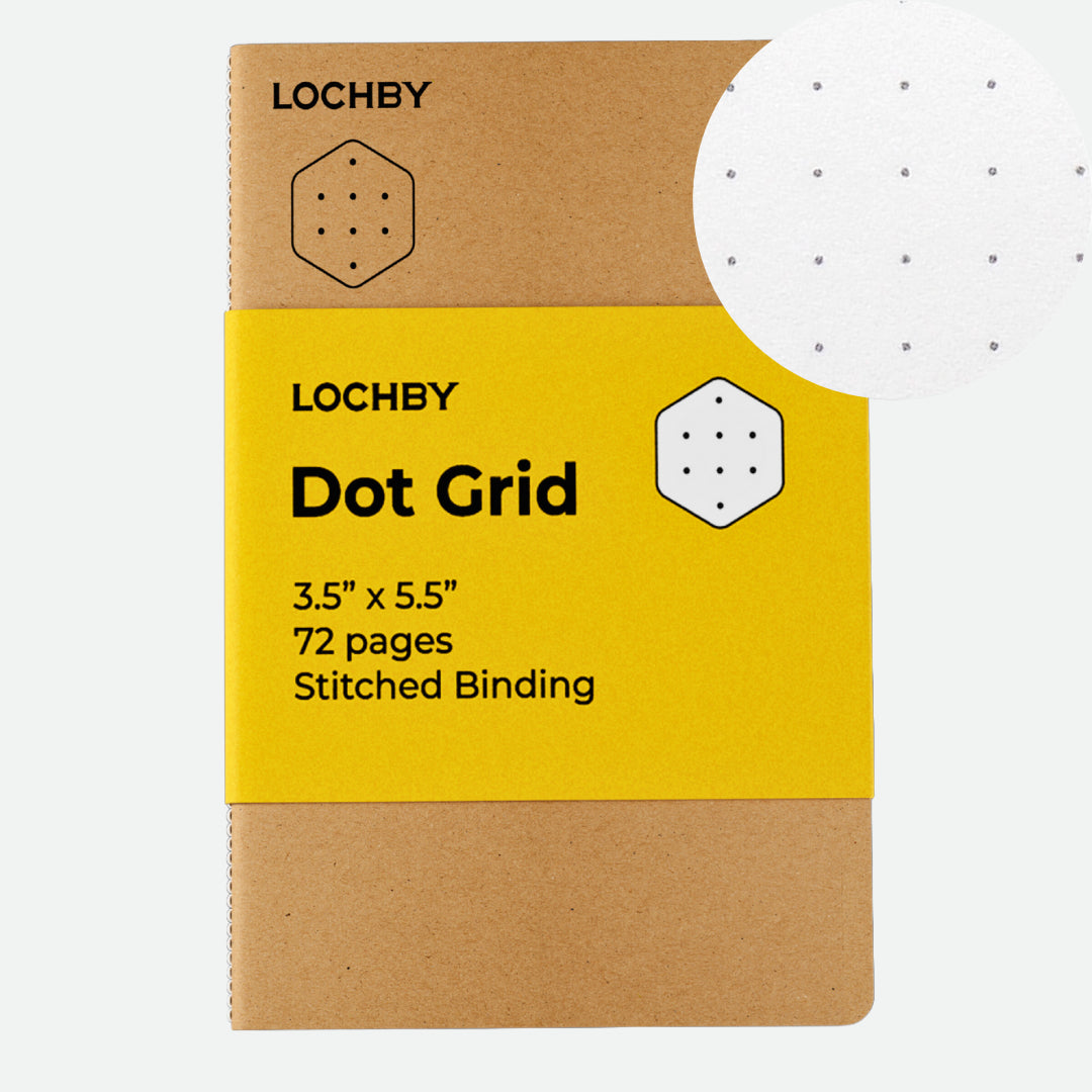Lochby Pocket-size Notebook - Dot Grid - Hero Image