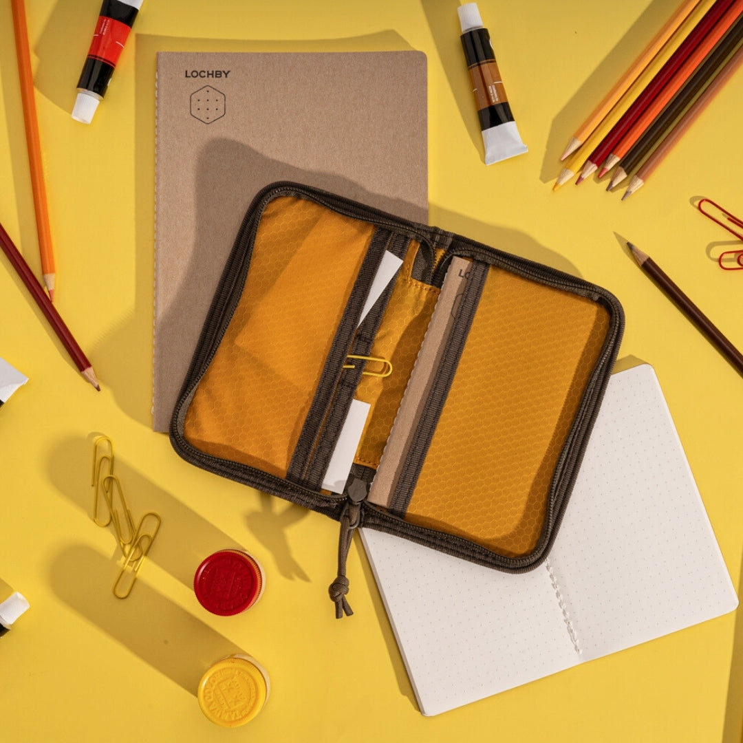 Lochby Pocket Journal - Brown - Lifestyle Image