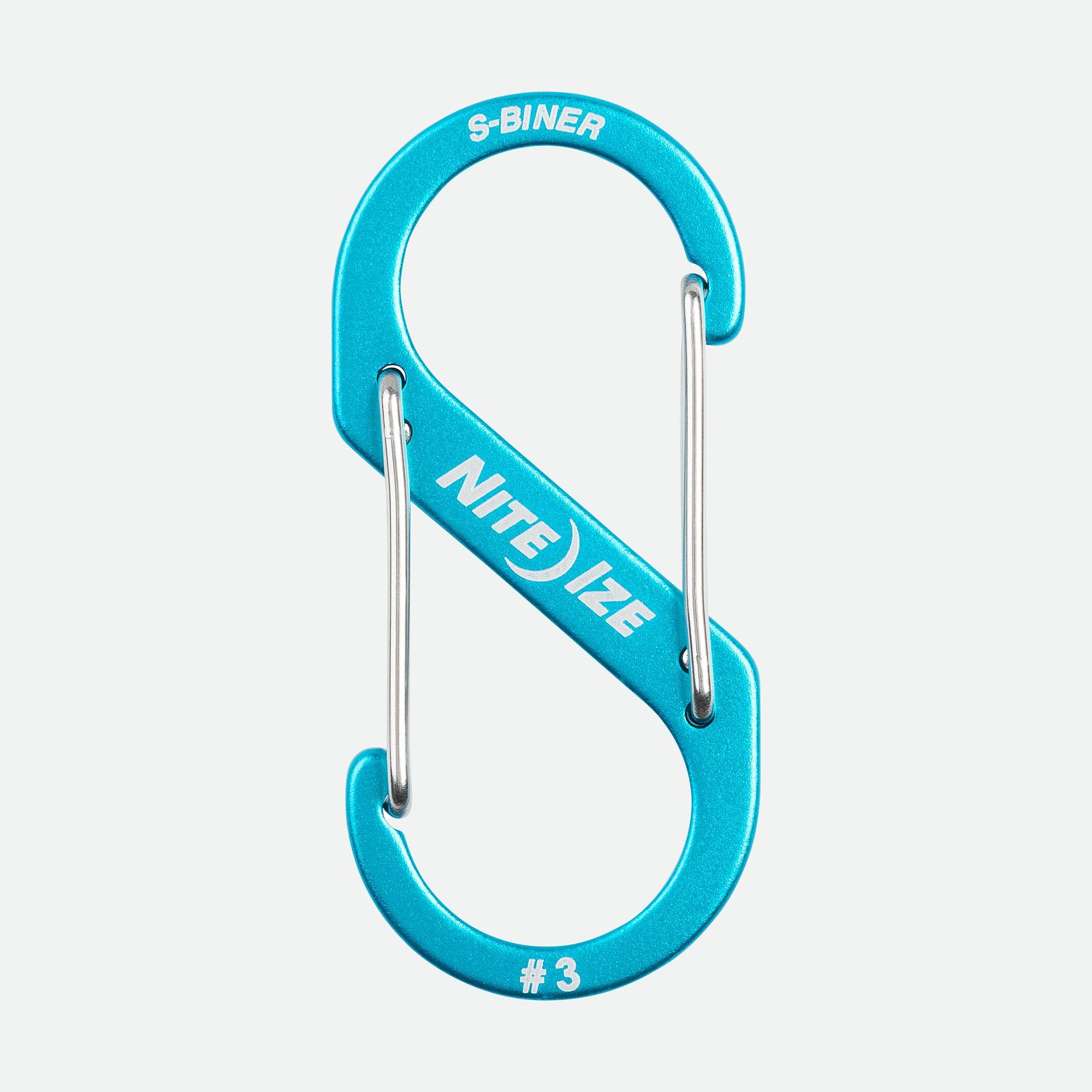 Nite Ize S-Biner® Aluminum Dual Carabiner - Blue - Hero image